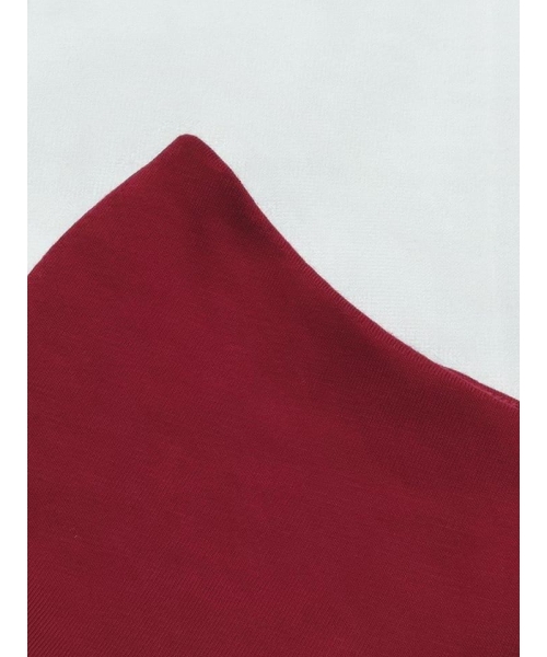 Maska ochronna z bawełny wielorazowego użytku - bordowa